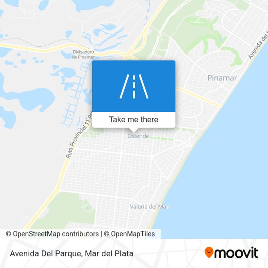 Mapa de Avenida Del Parque