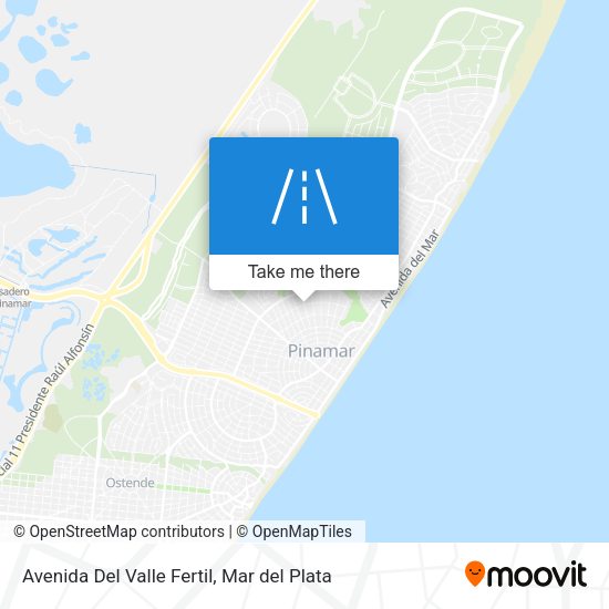 Mapa de Avenida Del Valle Fertil