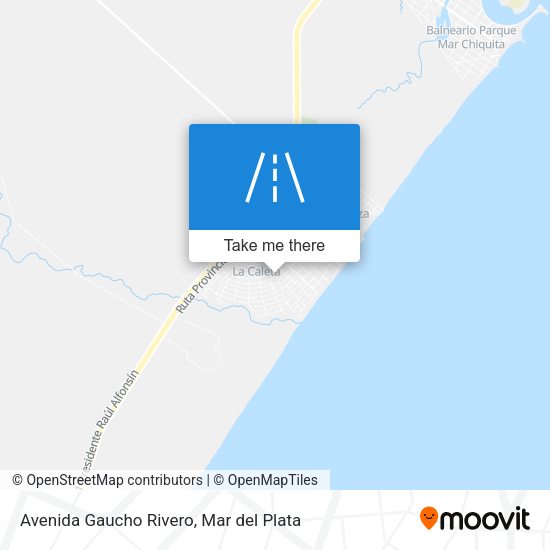 Avenida Gaucho Rivero map