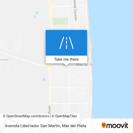 Avenida Libertador San Martín map
