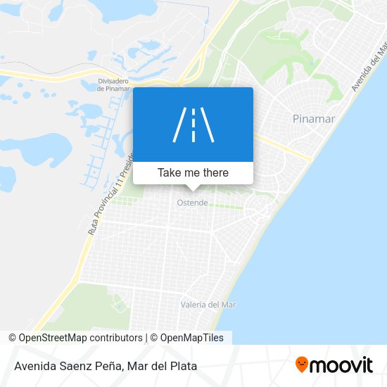 Avenida Saenz Peña map