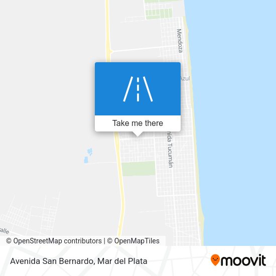 Avenida San Bernardo map