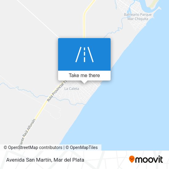 Avenida San Martín map