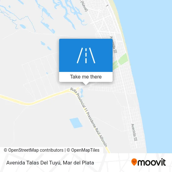 Avenida Talas Del Tuyú map