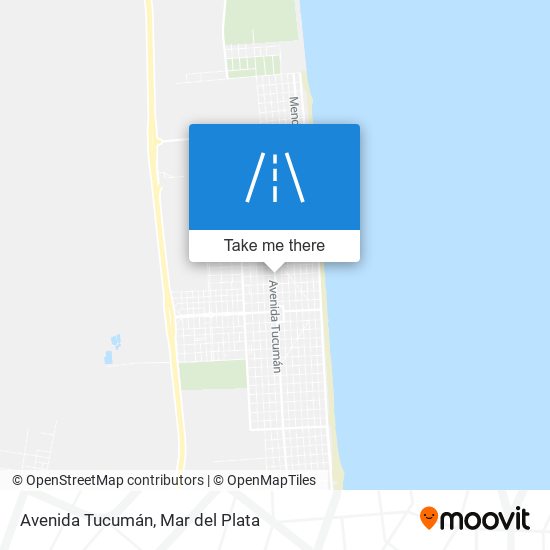 Mapa de Avenida Tucumán