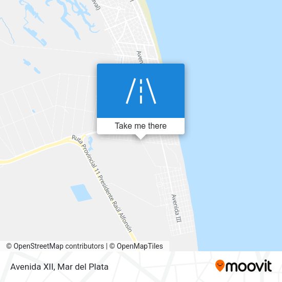 Avenida XII map