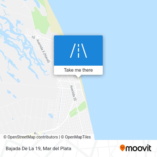Mapa de Bajada De La 19