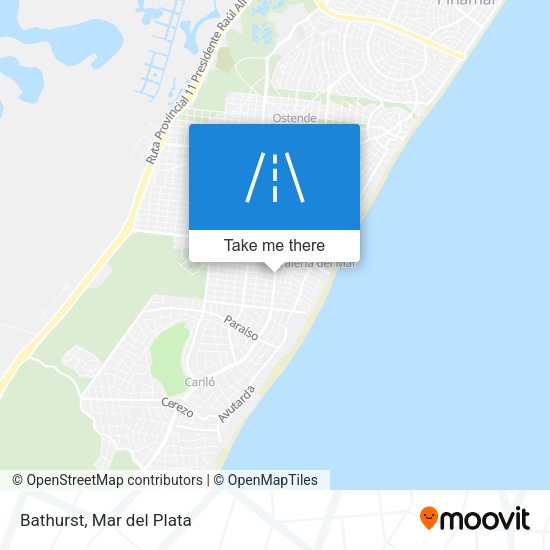 Mapa de Bathurst