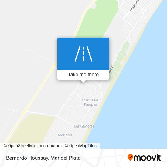 Bernardo Houssay map