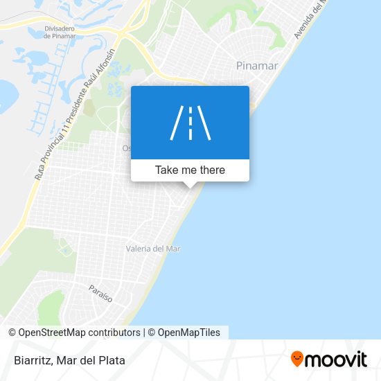 Biarritz map