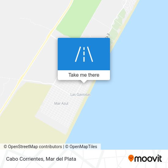 Mapa de Cabo Corrientes