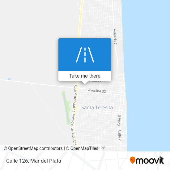 Mapa de Calle 126
