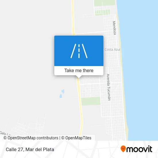 Calle 27 map
