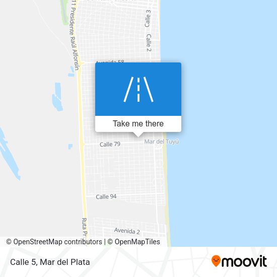 Mapa de Calle 5