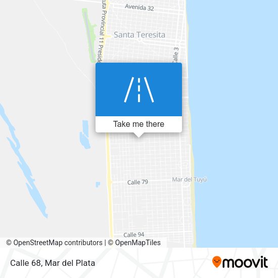 Mapa de Calle 68