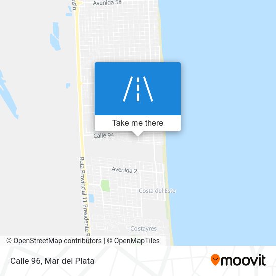 Mapa de Calle 96