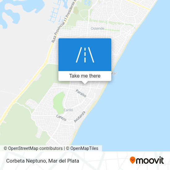 Corbeta Neptuno map