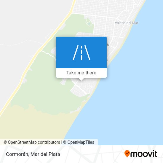 Mapa de Cormorán