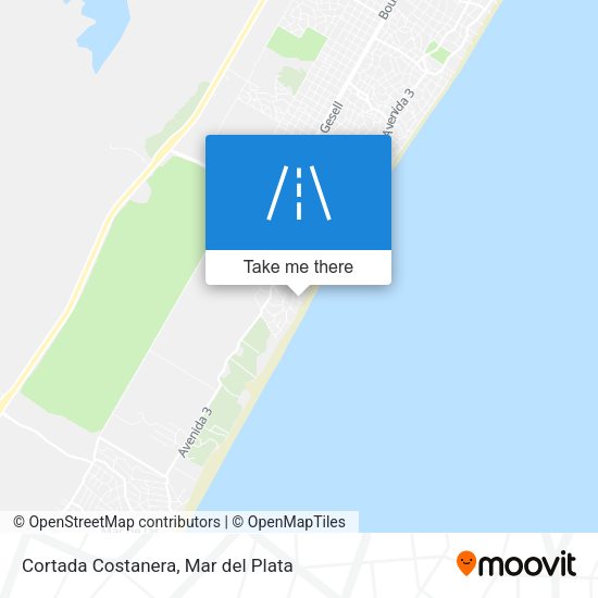Cortada Costanera map