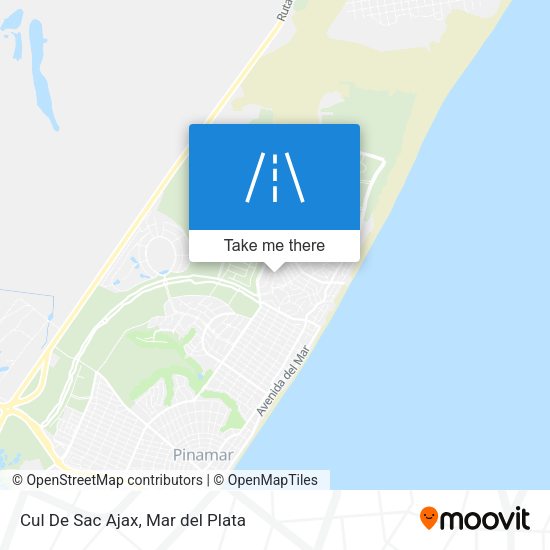 Mapa de Cul De Sac Ajax