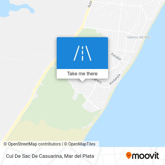 Cul De Sac De Casuarina map