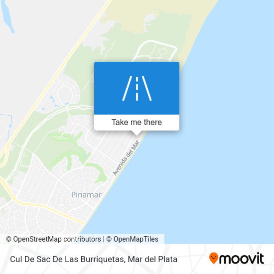 Mapa de Cul De Sac De Las Burriquetas