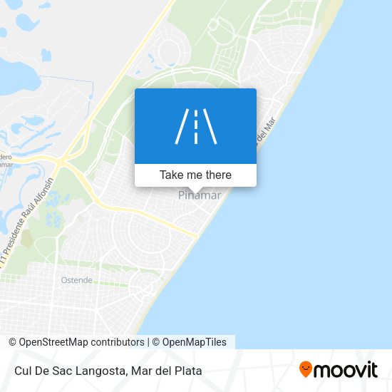 Cul De Sac Langosta map