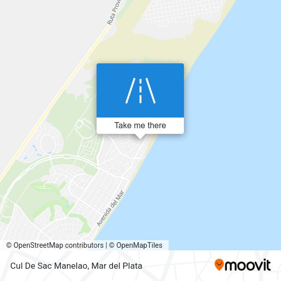 Cul De Sac Manelao map
