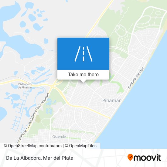 Mapa de De La Albacora
