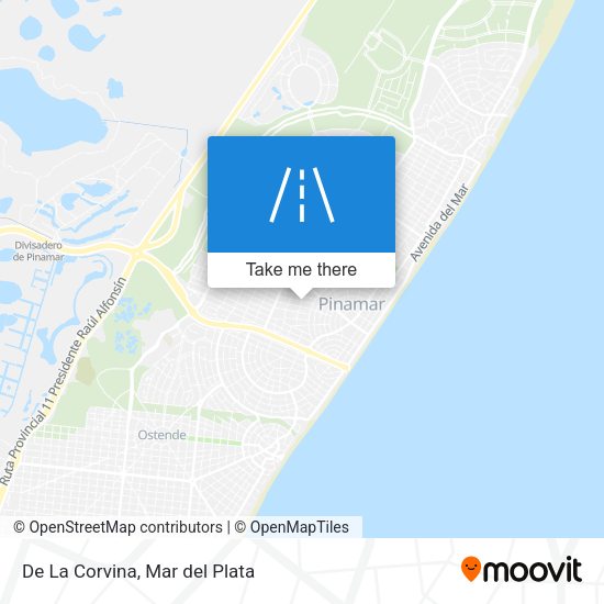 Mapa de De La Corvina