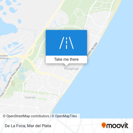 Mapa de De La Foca