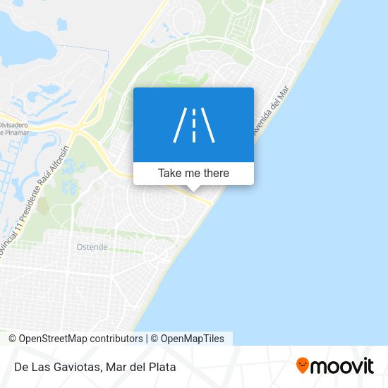 Mapa de De Las Gaviotas