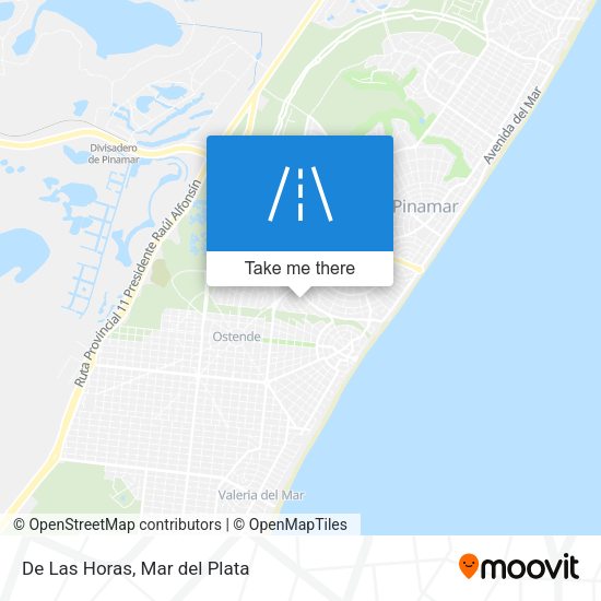 Mapa de De Las Horas