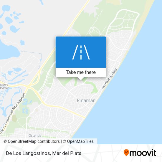 De Los Langostinos map