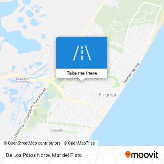 Mapa de De Los Patos Norte