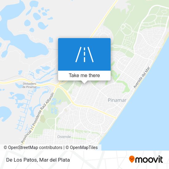 Mapa de De Los Patos