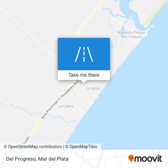 Mapa de Del Progreso