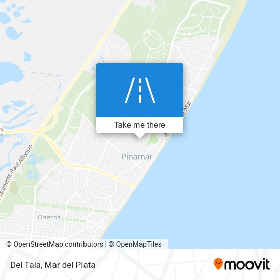 Mapa de Del Tala