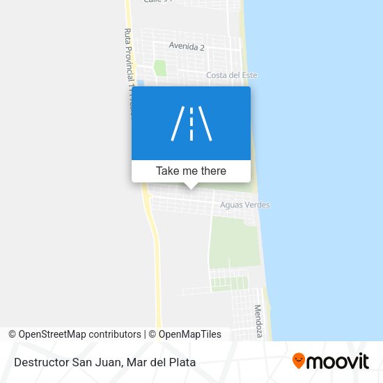Destructor San Juan map