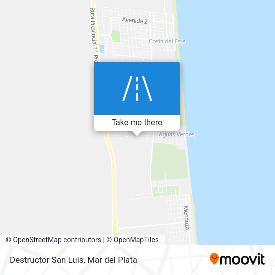 Destructor San Luis map