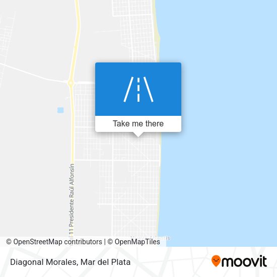 Mapa de Diagonal Morales