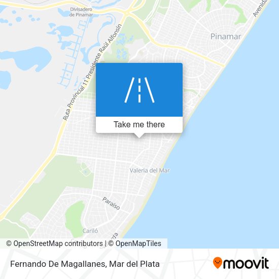 Mapa de Fernando De Magallanes