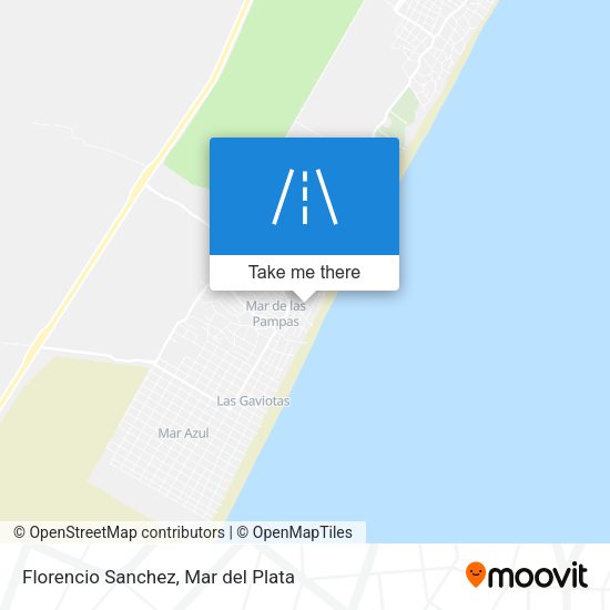 Florencio Sanchez map