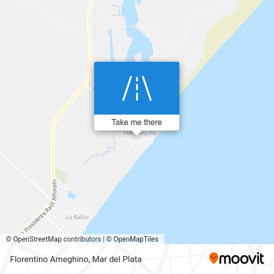 Mapa de Florentino Ameghino