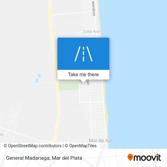 Mapa de General Madariaga