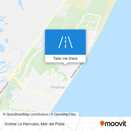 Goleta La Hercules map