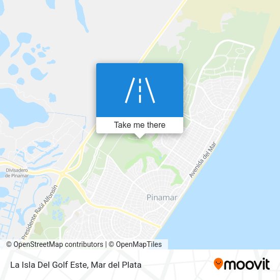 La Isla Del Golf Este map