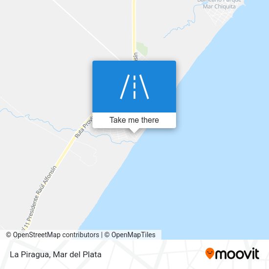 Mapa de La Piragua