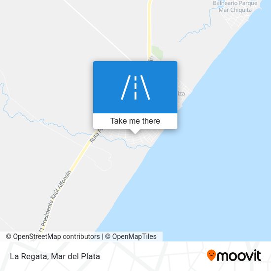 Mapa de La Regata