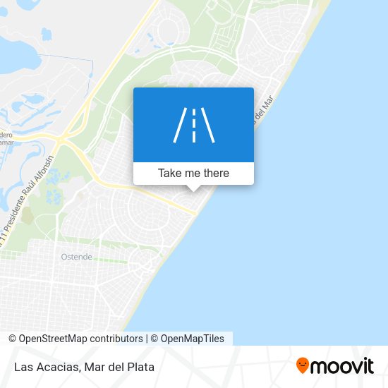Mapa de Las Acacias
